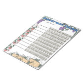 Healthy Habits Trackerのメモカスタム帳 ノートパッド (アングル)