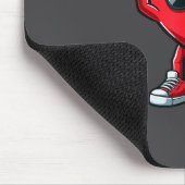 Healthy Heart Heart Disease Awareness Weightliftin マウスパッド (コーナー)