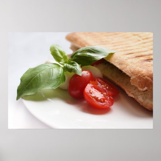 Healthy Italian food poster ポスター (正面)