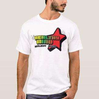 Healthy Mind, Healthy Body – レトロスターTシャツ | Moti Tシャツ