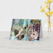 Healthy Mind in a Healthy Body Fine Art Card カード (黄色い花)