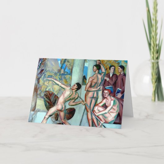 Healthy Mind in a Healthy Body Fine Art Card カード (正面)