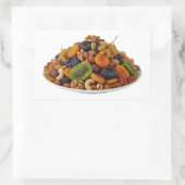 Healthy Mixed Dry Fruits and Nuts Sticker 長方形シール (バッグ)