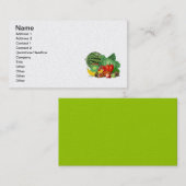 healthy_Vector_Clip art FRUITS野菜園芸 名刺 (正面/裏面)