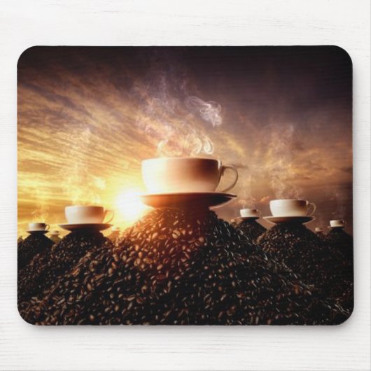 HealthyCoffee山のマウスマット マウスパッド (正面)