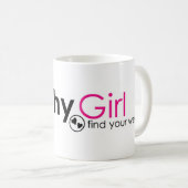 HealthyGirlのマグ コーヒーマグカップ (正面右)