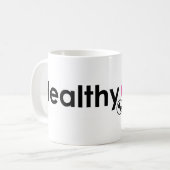 HealthyGirlのマグ コーヒーマグカップ (正面左)