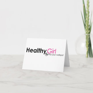 HealthyGirlのメッセージカード カード