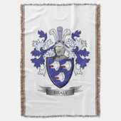 Healyの紋章付き外衣 スローブランケット (正面縦)