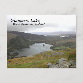 Healy Pass IrelandのGlanmore湖。 ポストカード