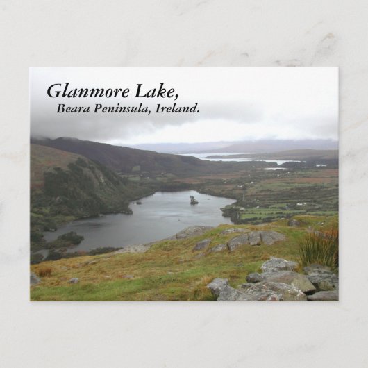 Healy Pass IrelandのGlanmore湖。 ポストカード (正面)
