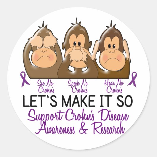 Hear 話 No Crohns Disease 2を参照 ラウンドシール (正面)