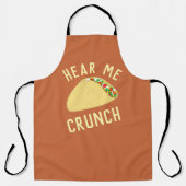 Hear  Me Crunch Taco エプロン (正面)