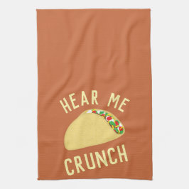 Hear  Me Crunch Taco キッチンタオル