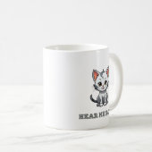 Hear Me Roar t-shirt コーヒーマグカップ (正面右)