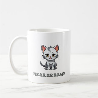 Hear Me Roar t-shirt コーヒーマグカップ