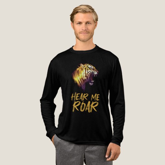 Hear Me Roar, Tiger Head Graphic トライブレンドＴシャツ (正面全体)