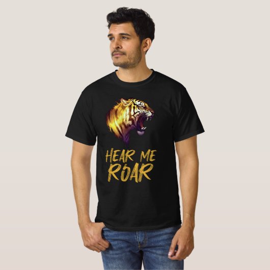 Hear Me Roar, Tiger Head Graphic Tシャツ (正面フル)