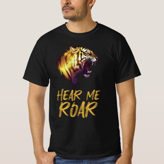 Hear Me Roar, Tiger Head Graphic Tシャツ (正面)