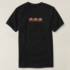 Hear & No Evil話 Monkey絵文字🐵シャツを参照 Tシャツ