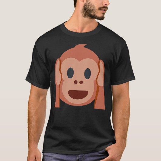 Hear No Evil Kikazaru Monkey Tシャツ (正面)