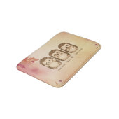 hear, see and speak no evil cute Hedgehogs バスマット (アングル)