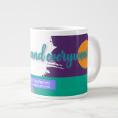 Hear, Their, and Everywear – Alfa Sity Homophones ジャンボコーヒーマグカップ (正面右)