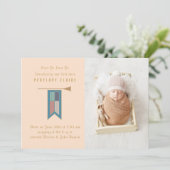 Hear Ye中世の写真誕生の発表 招待状 (スタンド正面)