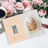 Hear Ye中世の写真誕生の発表 箔招待状