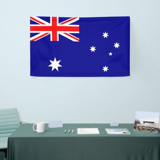 Heard Island and McDonald Islands flag  横断幕 (トレードショー)