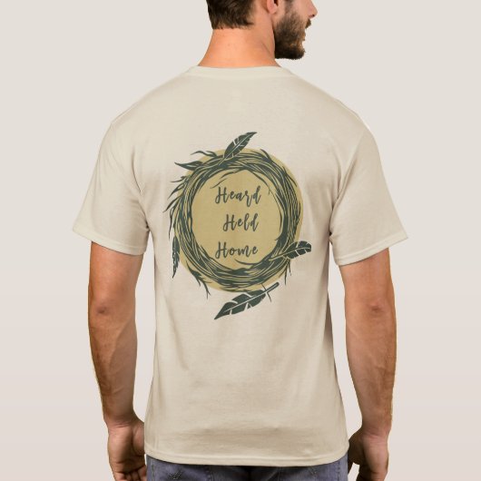 Heared Hold Home Tシャツ (裏面)