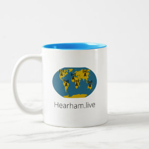 Hearham.liveファンマグ ツートーンマグカップ