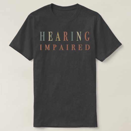 HEARING IMPAIRED 32 Tシャツ (デザイン正面)