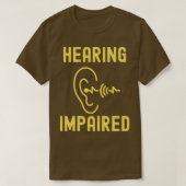 Hearing Impaired 53 Tシャツ (デザイン正面)