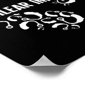 Hearing Loss Awareness Love Cochlear Implant Asl H ポスター (角)