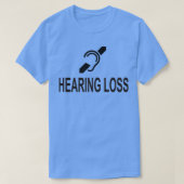 hearing loss tシャツ (デザイン正面)