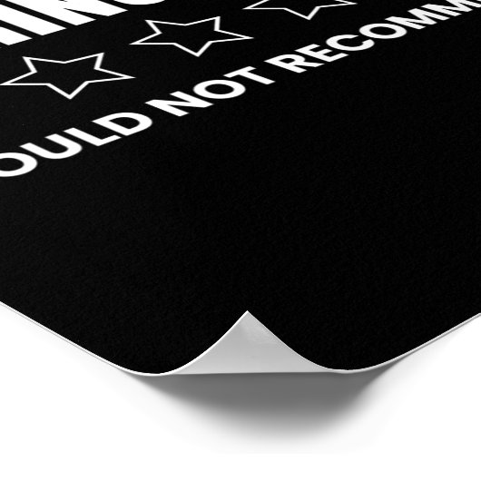 Hearing Loss Would Not Recommend  ポスター (角)