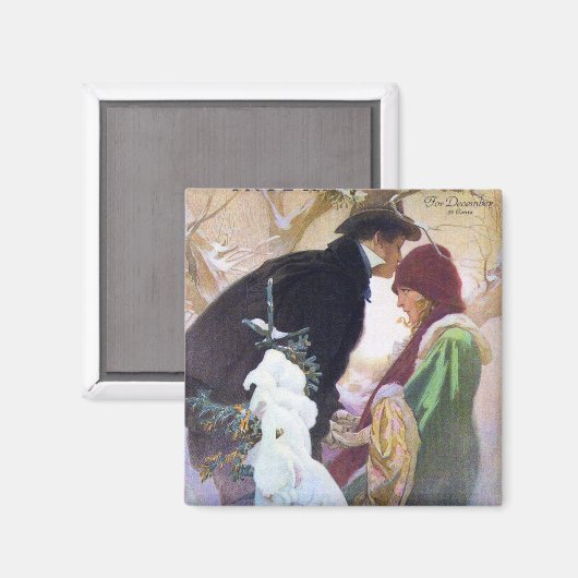 Hearst's International Cover, Alphonse Mucha マグネット (正面/裏面)