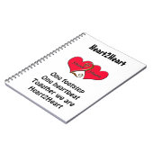 heart2heartのノート ノートブック (左側)