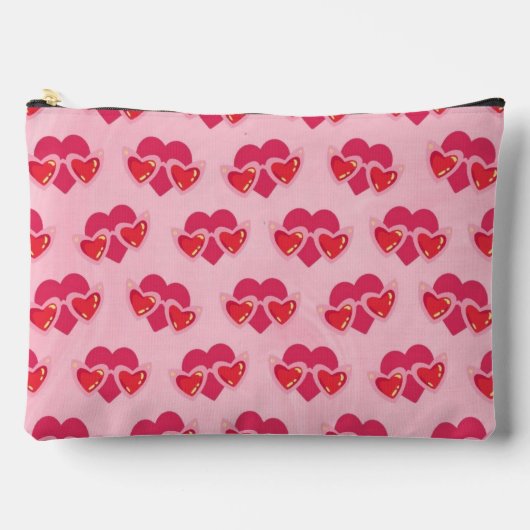 Heart アクセサリーポーチ (正面)