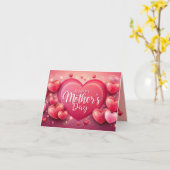 Heart カード (黄色い花)