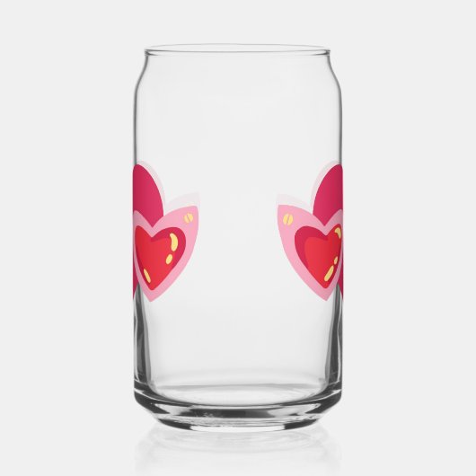 Heart ガラス缶 (右)