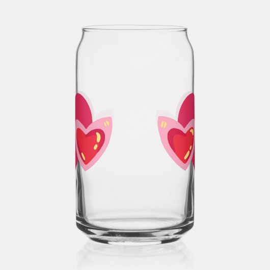 Heart ガラス缶 (左)