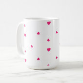 heart コーヒーマグカップ (正面左)