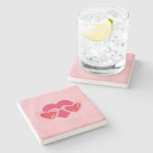 Heart ストーンコースター (横)