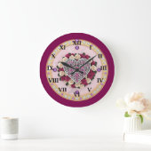 Heart  ラージ壁時計 (ホーム)