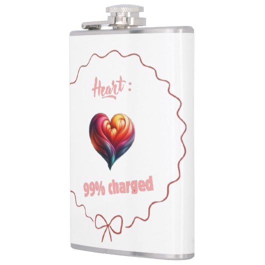  Heart 99% Charged フラスク (左)