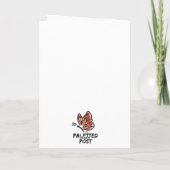 Heart Air Balloons Valentine's Day Card カード (裏面)