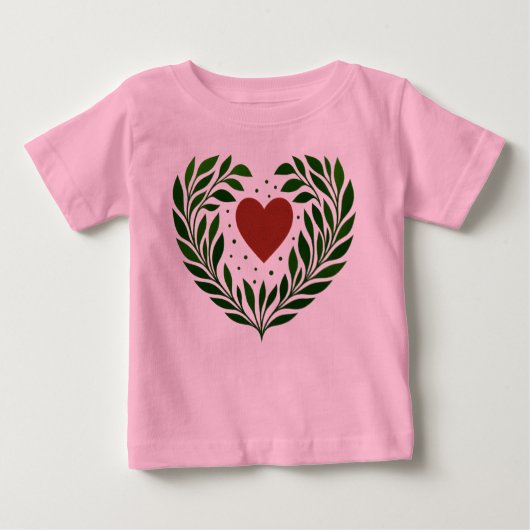 Heart and Boughs ベビーTシャツ (正面)