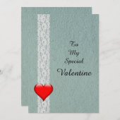 Heart and Lace Special Valentine シーズンカード (正面/裏面)